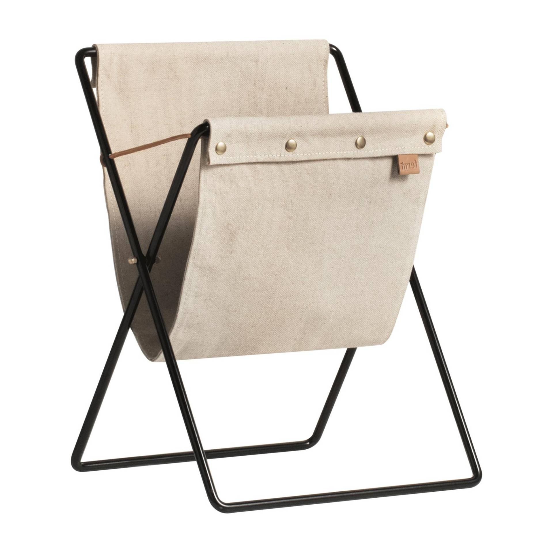 ferm LIVING - Herman Zeitungsständer - schwarz/BxHxT 33x51x31cm von ferm LIVING