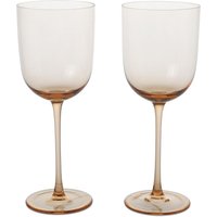 Ferm Living - Host Rotweinglas, blush (2er-Set) von Ferm Living
