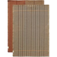 Ferm Living - Ito Geschirrtuch, hazel / oat (2er-Set) von Ferm Living