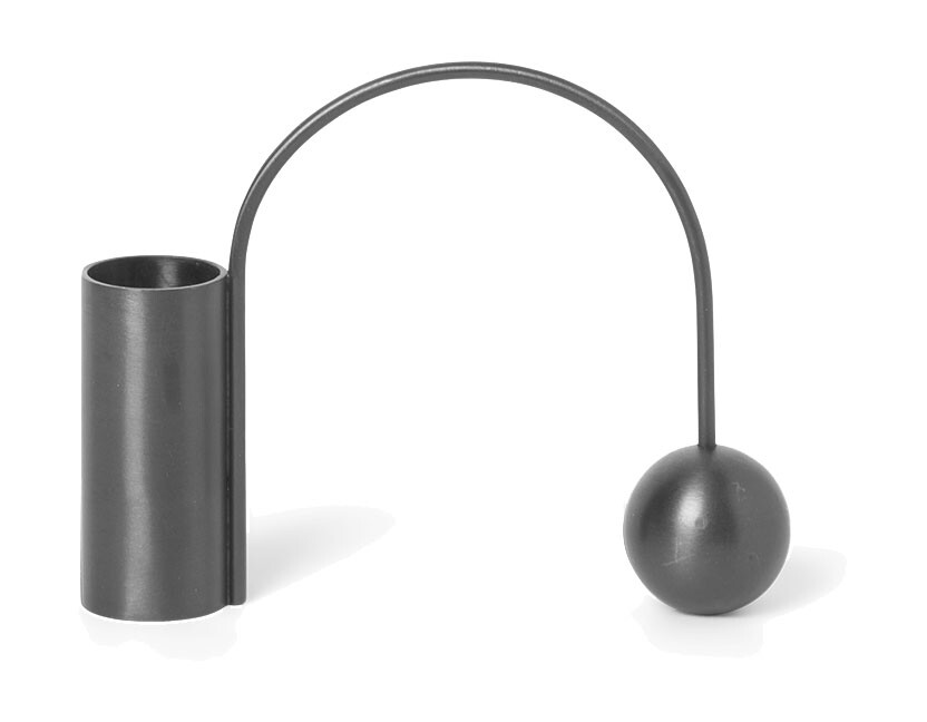 ferm LIVING Kerzenhalter 11 cm Balance schwarz von ferm LIVING