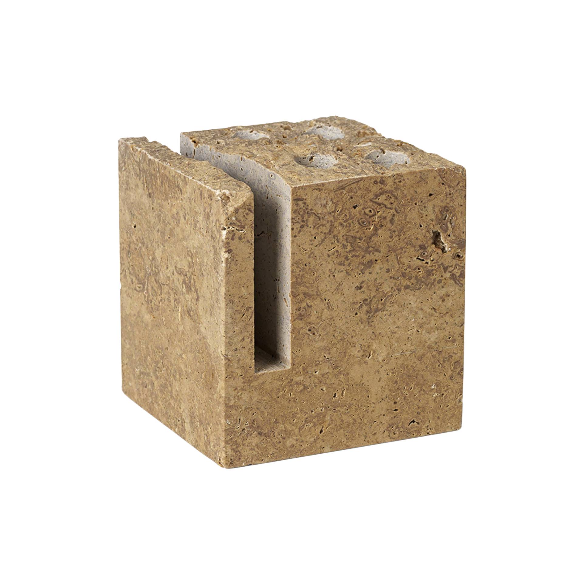 ferm LIVING - Klint Stifthalter - beige/BxHxT 9x9x9cm von ferm LIVING