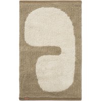 ferm LIVING - Lay Fußmatte, 50 x 70 cm, dark taupe / off-white von ferm LIVING