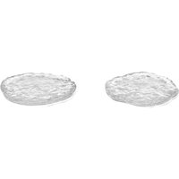 Ferm Living - Momento Glasteller Ø 11 cm, klar (2er-Set) von Ferm Living