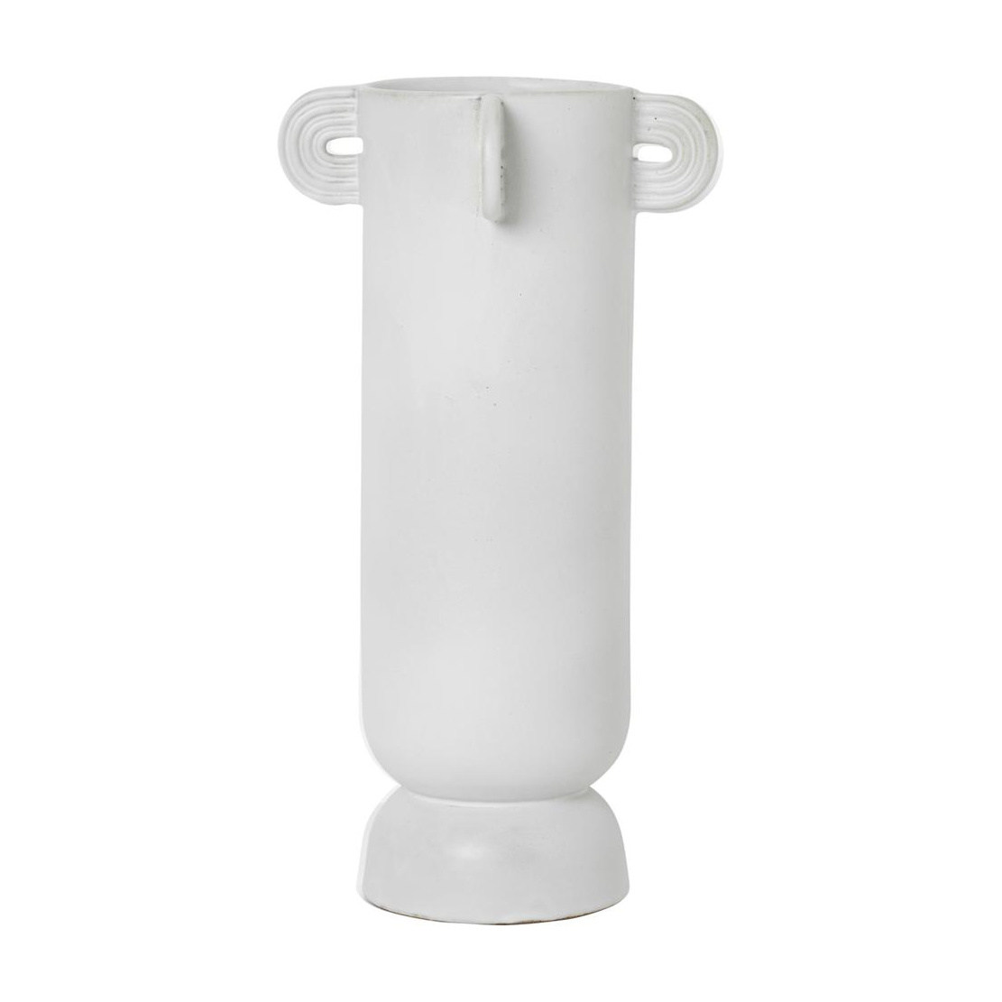 ferm LIVING - Muses Calli Vase - weiß/matt/H 31cm / Ø 17cm von ferm LIVING