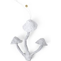 ferm LIVING - Mushroom Ornament, faded weiß (3 Caps) von ferm LIVING