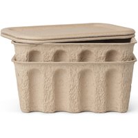 Ferm Living - Paper Pulp Box 2er Set Ferm Living - Paper Pulp Box 2er Set von Ferm Living