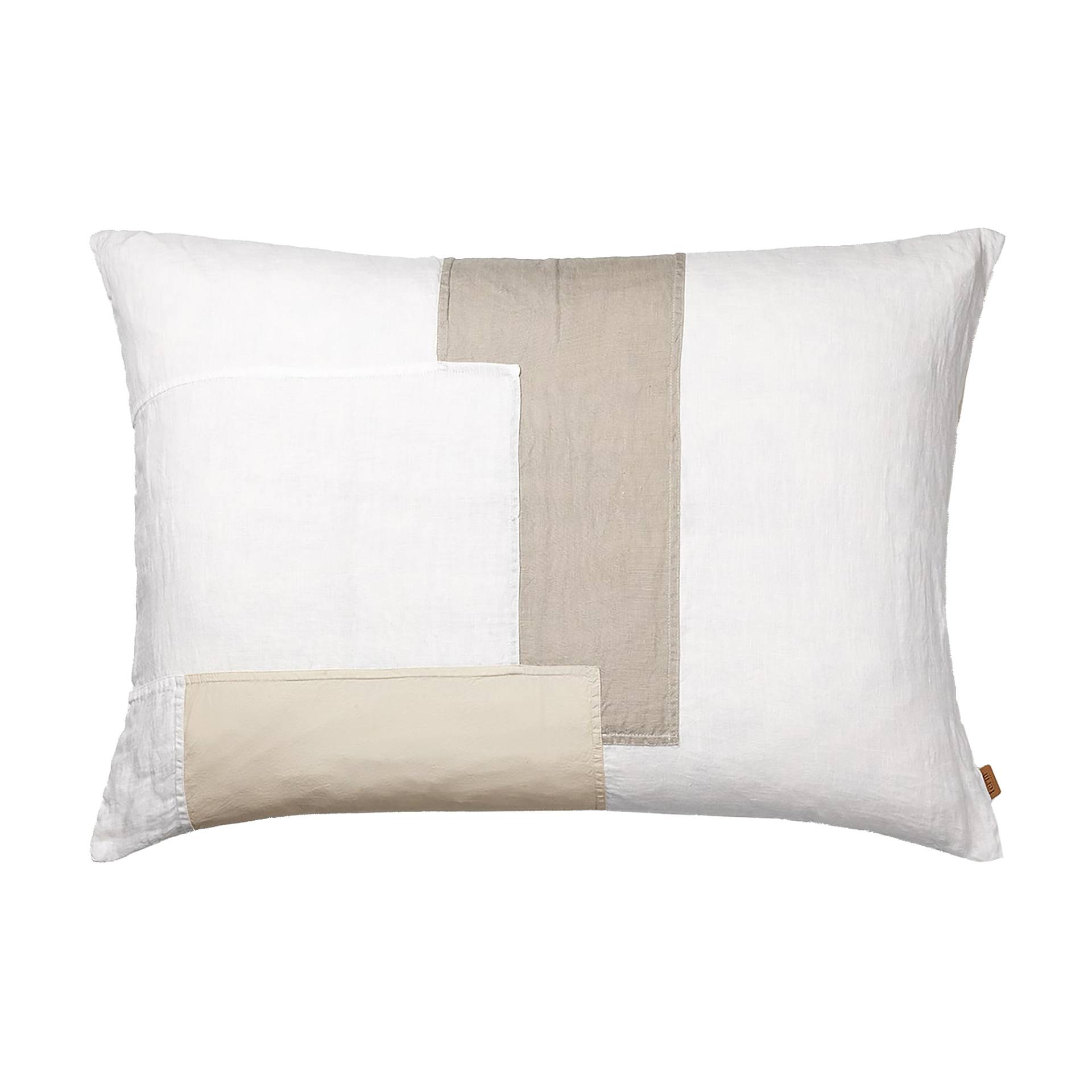 ferm LIVING - Part Kissen 80x60cm - off-white/Patchwork/LxB 80x60cm von ferm LIVING