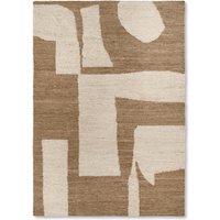 ferm LIVING - Piece Teppich, 200 x 300 cm, off-white / toffee von ferm LIVING