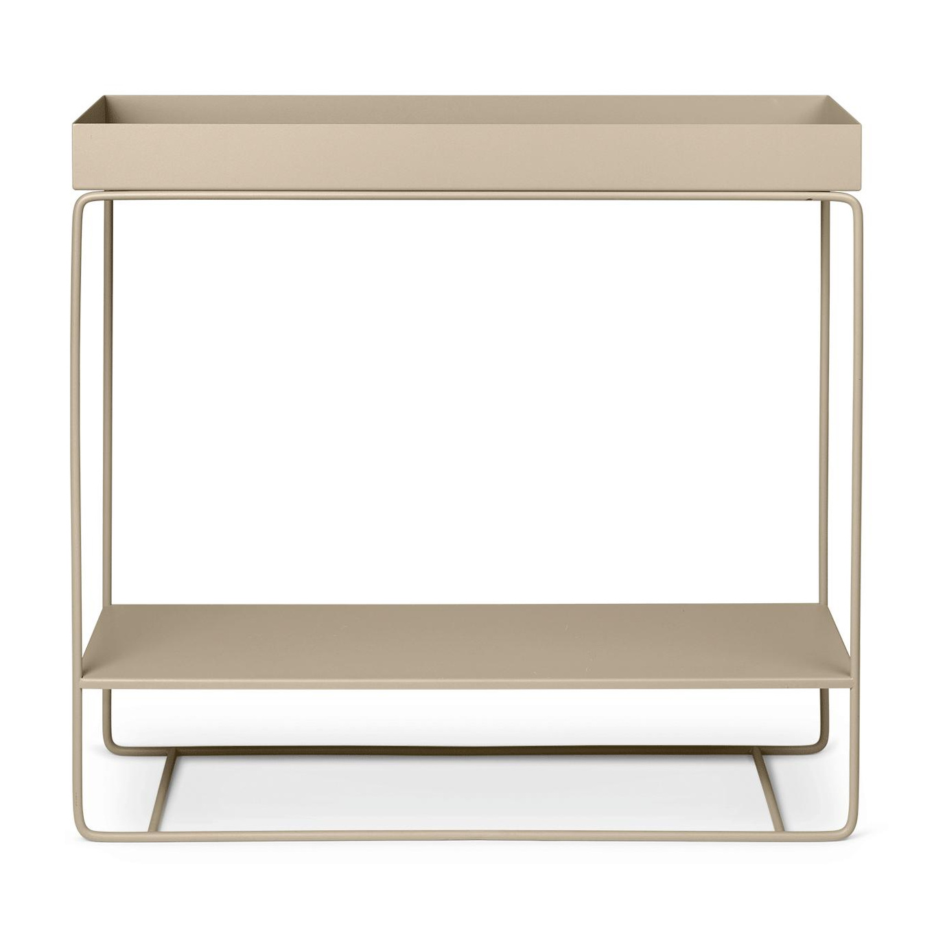 ferm LIVING - Plant Box Two-Tier 25x75x80cm - kaschmir/pulverbeschichtet/BxHxT 25x75x80cm/für Innen- und Außenbereich geeignet von ferm LIVING