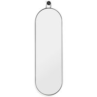 Ferm Living - Poise Oval Spiegel, 98,9 x 28,3 cm, schwarz von Ferm Living