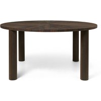 Ferm Living - Post Esstisch Ø 150 cm, Eiche geräuchert von Ferm Living