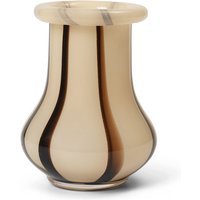 ferm LIVING - Riban Vase, H 15 cm, cream von ferm LIVING