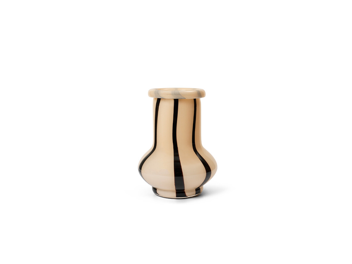 ferm LIVING - Riban Vase H24 Cream ferm LIVING von ferm LIVING