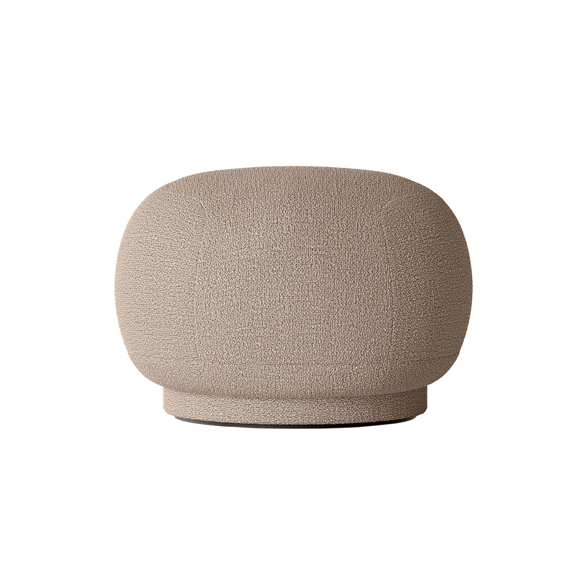 ferm LIVING - Rico Pouf - sand/Stoff Bouclé/H x Ø 41x60cm von ferm LIVING