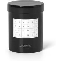 ferm LIVING - Scented Kalenderkerze, schwarz von ferm LIVING