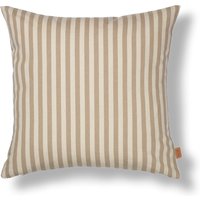 ferm LIVING - Strand Outdoor Kissen, 50 x 50 cm, sand / off-white von ferm LIVING