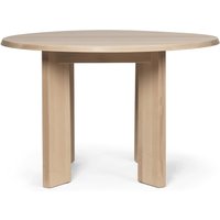 ferm LIVING - Tarn Esstisch, 115 cm, Buche weiß geölt von ferm LIVING