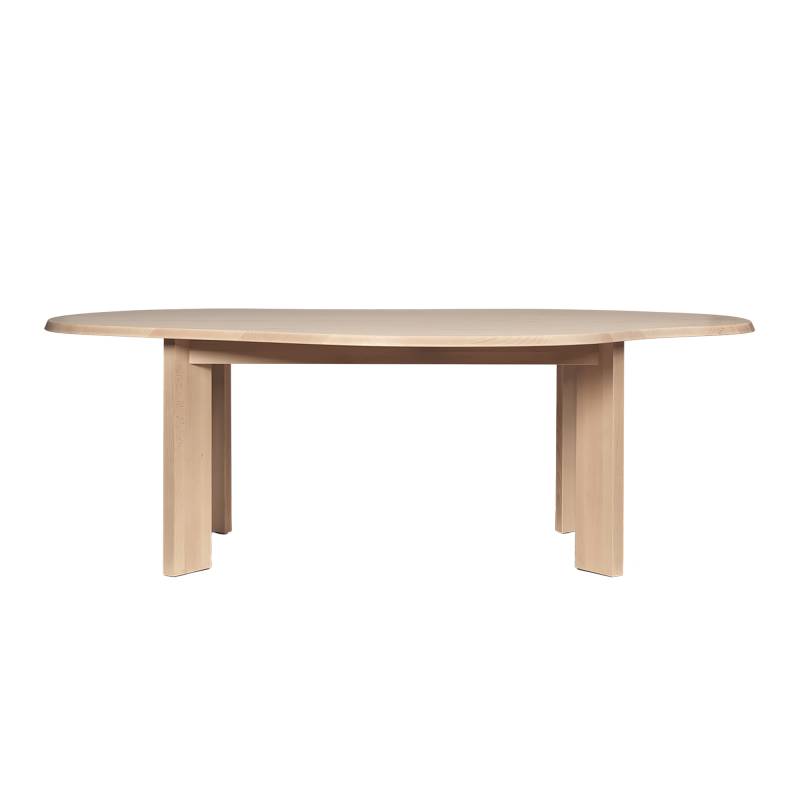 ferm LIVING - Tarn Esstisch 220cm - buche/weiß geölt/LxBxH 220x118,5x73cm von ferm LIVING