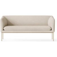 ferm LIVING - Turn Sofa, 2-Sitzer, cashmere / off-white (Bouclé) von ferm LIVING