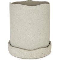 ferm LIVING - Uneru Topf, H 19 x Ø 16 cm, grau von ferm LIVING