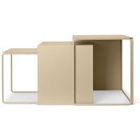 ferm LIVING - Cluster Tables (3er-Set), cashmere von ferm LIVING