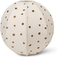 ferm LIVING - Dots Textil Lampenschirm, Ø 35 cm, sugar kelp von ferm LIVING