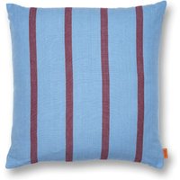 ferm LIVING - Grand Kissen, 50 x 50 cm, blau / burgund von ferm LIVING