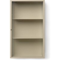 ferm LIVING - Haze Wandschrank, Glas / cashmere von ferm LIVING