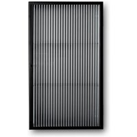 ferm LIVING - Haze Wandschrank, Reeded Glas, schwarz von ferm LIVING