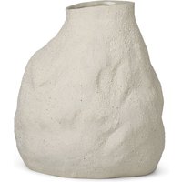 ferm LIVING - Vulca Vase, large, off-white stone von ferm LIVING
