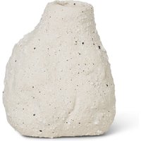 ferm LIVING - Vulca Vase Mini, off-white stone von ferm LIVING