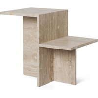 ferm LIVING - Distinct Beistelltisch, Travertin-Stein von ferm LIVING