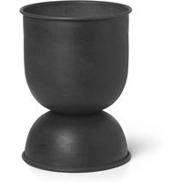 ferm LIVING - Hourglass Blumentopf extra-small, Ø 21 x H 30 cm, schwarz / dunkelgrau von ferm LIVING