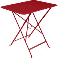 Fermob - Bistro Klapptisch, rechteckig, 77 x 57 cm, mohnrot von Fermob