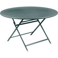 Fermob - Caractére Klapptisch Ø 128 cm, gewittergrau von Fermob