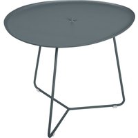 Fermob - Cocotte niedriger Tisch, H 43,5 cm, gewittergrau von Fermob