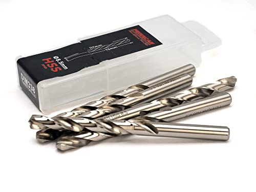 : Ferrcan HSS Metallbohrer für Metall HSS DIN338 M2 (Packung mit 5 Stück pro Maß) (8.5mm) von ferrcan