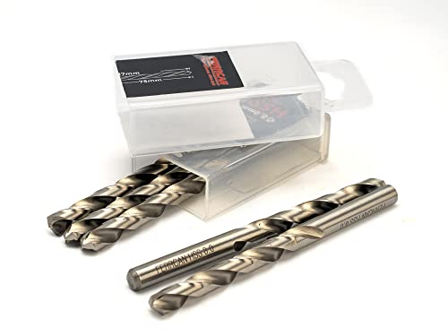 : Ferrcan HSS Metallbohrer für Metall HSS DIN338 M2 (Packung mit 5 Stück pro Maß) (8mm) von ferrcan