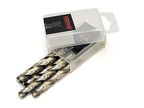: Ferrcan HSS Metallbohrer für Metall HSS DIN338 M2 (Packung mit 5 Stück pro Maß) (9mm) von ferrcan