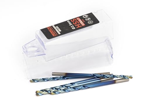 ferrcan HSS Metallbohrer DIN338 M35 5% Kobalt rainbow finish zum Bohren in Edelstahl, Eisen und anderen Metallen Packung mit 5 Stück pro Maß (2.5mm) ferrcan HSS Metallbohrer DIN338 M35 5% Kobalt rainbow finish zum Bohren in Edelstahl, Eisen und anderen Metallen Packung mit 5 Stück pro Maß (2.5mm) von ferrcan