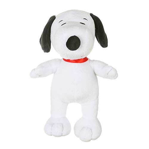 Peanuts for Pets Snoopy Figure Classic Plush Squeaker Dog Toy, 9 Inch Medium White Plush Dog Toy for All Dogs, Officially Licensed Peanuts Product Small Plush Fabric Squeaky Dog Toy (FF13321) von Peanuts