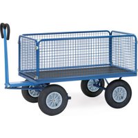 fetra Handpritschenwagen 6434V - Tragkraft 1000kg Vollgummi-Reifen von FETRA