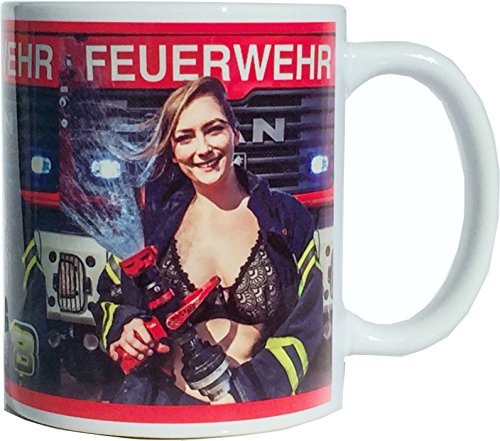 FEUER1 Feuerwehrfrau Keramiktasse - limitiert von FEUER1