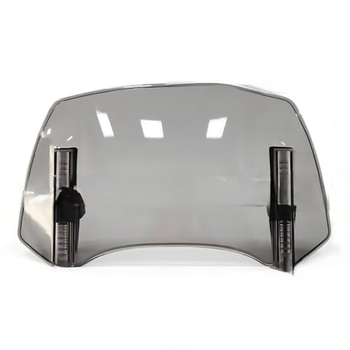 Motorrad Scheiben Windabweiser für Aprilia RSV4 1100 und RSV4 Factory 1100 2021-2022,Frontscheibe Windschutz Windabweiser Wind Bildschirm Windschutzscheibe Windschutz,Grey-300mm von ffLilee