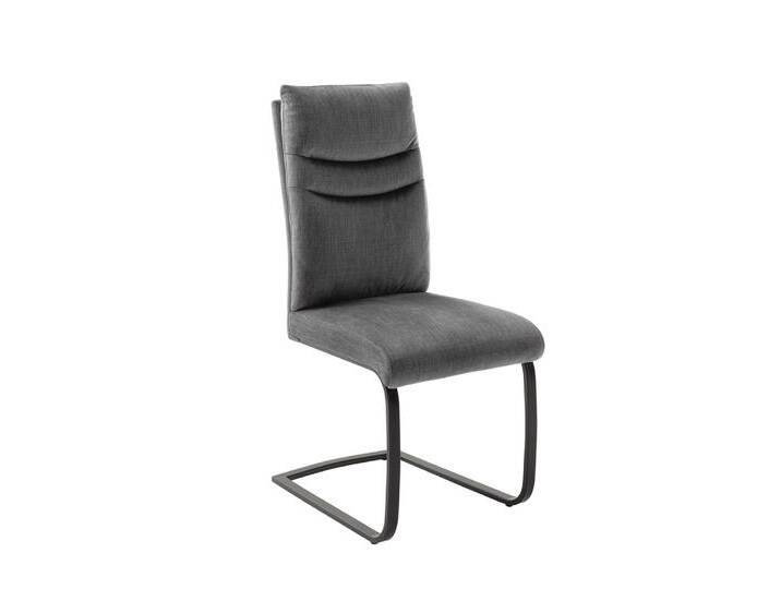 2er Set Freischwinger Stuhl Gibara , anthrazit / schwarz matt 2er Set Freischwinger Stuhl Gibara , anthrazit / schwarz matt von fh furnhaus