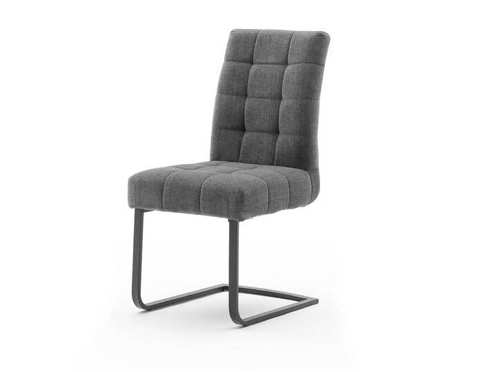 2er Set Freischwinger Stuhl Salta , dunkelgrau 2er Set Freischwinger Stuhl Salta , dunkelgrau von fh furnhaus