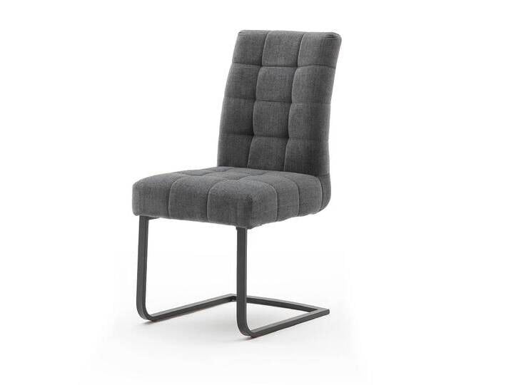 2er Set Freischwinger Stuhl Salta , dunkelgrau 2er Set Freischwinger Stuhl Salta , dunkelgrau von fh furnhaus