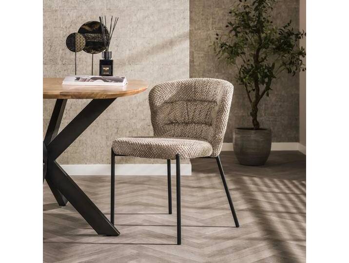 2er Set Stuhl Chergo Polka Dots taupe 2er Set Stuhl Chergo Polka Dots taupe von fh furnhaus
