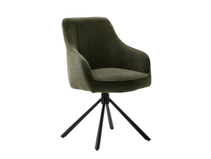 2er Set Stuhl Kasama mit Armlehnen , drehbar , olive 2er Set Stuhl Kasama mit Armlehnen , drehbar , olive von fh furnhaus
