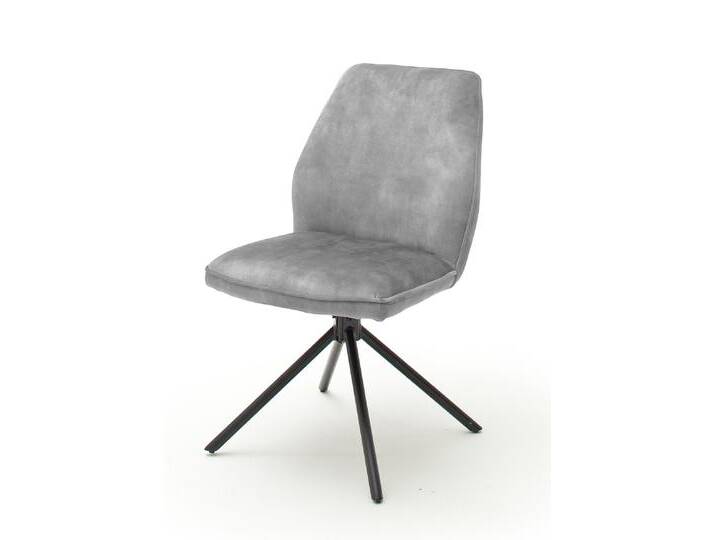 2er Set Stuhl Ottawa , Vintage Velours-Optik , grau 2er Set Stuhl Ottawa , Vintage Velours-Optik , grau von fh furnhaus